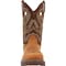 Georgia Boot Men's Waterproof Western Work Boot, 9.5 M, Steel Toe, 11 in H, Brown, GB00621 GB00621 - alternate 7